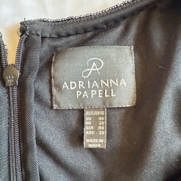 Adrianna Papell Embellished Cocktail Dress – Size 16 - Picture 4 of 8